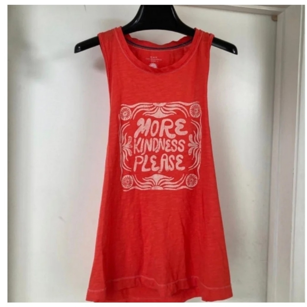 NWOT ANTHROPOLOGIE Sun Keep Twist Top Orange/Tan Medium - Picture 5 of 10